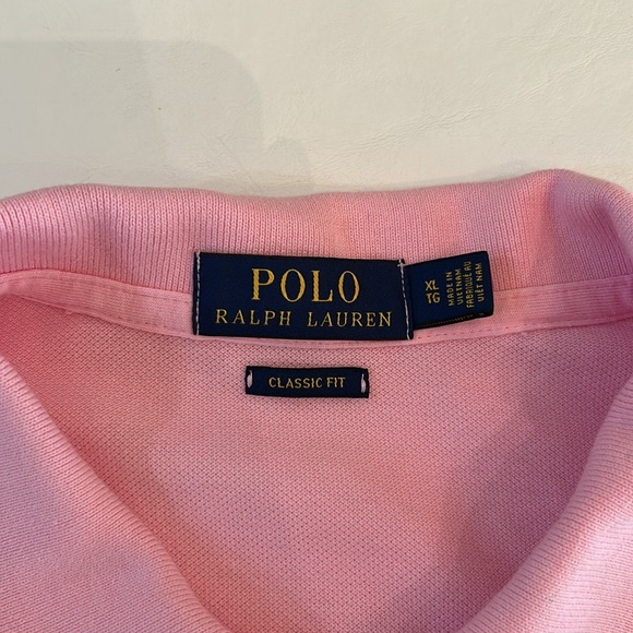 Ralph Lauren Men's Pink Polo Shirt - Picture 2 of 7